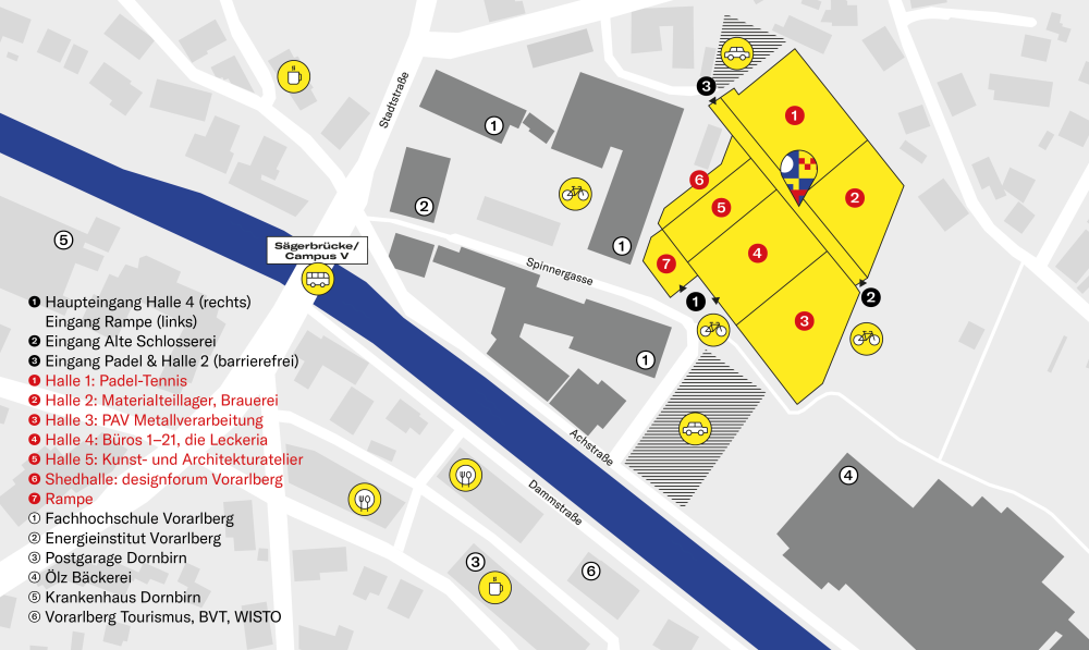 Lageplan CampusVäre