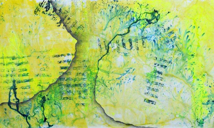 PARADIGMENWECHSEL | Acryl auf Leinwand | 210 x 380 cm