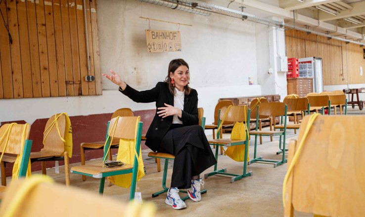Bettina Steindl in der CampusVäre