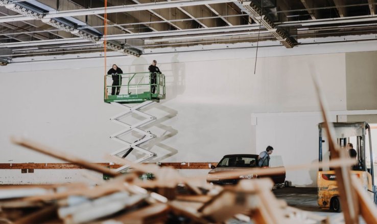 CampusVäre, Halle 4 Umbau